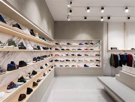 sneakers clothing store.